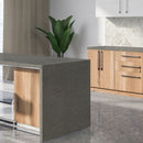 MSI Babylon Gray® Premium Quartz Prefabricated Countertop - Island MSI Babylon Gray® Premium Quartz Prefabricated Countertop - Island