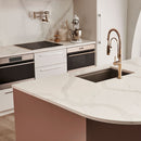 MSI Calacatta Azai® Premium Quartz Prefabricated Countertop - Island MSI Calacatta Azai® Premium Quartz Prefabricated Countertop - Island