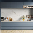 MSI Calacatta Laza Oro™ Premium Quartz Prefabricated Countertop - Island MSI Calacatta Laza Oro™ Premium Quartz Prefabricated Countertop - Island