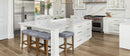 MSI Calacatta Leon Gold™ Premium Quartz Prefabricated Countertop - Island MSI Calacatta Leon Gold™ Premium Quartz Prefabricated Countertop - Island
