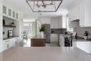 MSI Fossil Gray® Premium Quartz Prefabricated Countertop - Island MSI Fossil Gray® Premium Quartz Prefabricated Countertop - Island