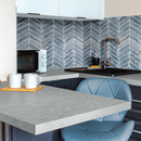 MSI Galant Gray® Premium Quartz Prefabricated Countertop - Island MSI Galant Gray® Premium Quartz Prefabricated Countertop - Island
