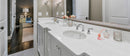 MSI Glacier White® Premium Quartz Prefabricated Countertop - Island MSI Glacier White® Premium Quartz Prefabricated Countertop - Island