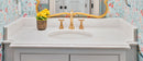 MSI Glacier White® Premium Quartz Prefabricated Countertop - Island MSI Glacier White® Premium Quartz Prefabricated Countertop - Island