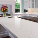 MSI Glacier White® Premium Quartz Prefabricated Countertop - Island MSI Glacier White® Premium Quartz Prefabricated Countertop - Island
