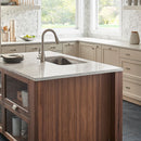 MSI Gray Lagoon® Premium Quartz Prefabricated Countertop - Island MSI Gray Lagoon® Premium Quartz Prefabricated Countertop - Island
