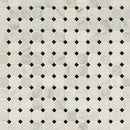 MSI Greecian white 2 inch octagon 12X12 polished marble mosaic tile THDW1 SH GWO multi tile top view MSI Greecian white 2 inch octagon 12X12 polished marble mosaic tile THDW1 SH GWO multi tile top view