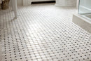 MSI Greecian white 2 inch octagon 12X12 polished marble mosaic tile THDW1 SH GWO roomscene MSI Greecian white 2 inch octagon 12X12 polished marble mosaic tile THDW1 SH GWO roomscene