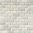 MSI Greecian white 2x4 beveled 12X12 polished marble mosaic tile SMOT GRE 2X4PB multi tile top view MSI Greecian white 2x4 beveled 12X12 polished marble mosaic tile SMOT GRE 2X4PB multi tile top view