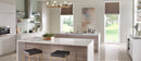 MSI Marbella White™ Premium Quartz Prefabricated Countertop - Island MSI Marbella White™ Premium Quartz Prefabricated Countertop - Island