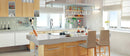 MSI Meridian Gray® Premium Quartz Prefabricated Countertop - Island MSI Meridian Gray® Premium Quartz Prefabricated Countertop - Island