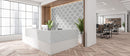 MSI New Calacatta Laza™ Premium Quartz Prefabricated Countertop - Island MSI New Calacatta Laza™ Premium Quartz Prefabricated Countertop - Island