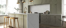 MSI New Calacatta Laza™ Premium Quartz Prefabricated Countertop - Island MSI New Calacatta Laza™ Premium Quartz Prefabricated Countertop - Island