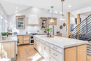 MSI Smoked Pearl® Premium Quartz Prefabricated Countertop - Island MSI Smoked Pearl® Premium Quartz Prefabricated Countertop - Island