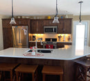 MSI Snow White™ Premium Quartz Prefabricated Countertop - Island MSI Snow White™ Premium Quartz Prefabricated Countertop - Island