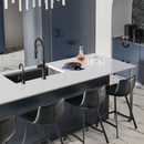 MSI Stellar White™ Premium Quartz Prefabricated Countertop - Island MSI Stellar White™ Premium Quartz Prefabricated Countertop - Island