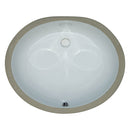 MSI Vanity oval porcelain sink SIN POR UNDOVLWHT 1714 top view MSI Vanity oval porcelain sink SIN POR UNDOVLWHT 1714 top view