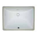 MSI Vanity rectangle porcelain sink SIN POR UNDRECWHT 1813 top view MSI Vanity rectangle porcelain sink SIN POR UNDRECWHT 1813 top view