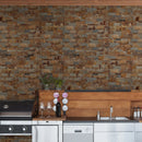 MSI XL Rockmount California Gold Splitface Ledger Panel Slate Wall Tile 9"x24" MSI XL Rockmount California Gold Splitface Ledger Panel Slate Wall Tile 9"x24"