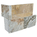 MSI XL Rockmount Golden Honey Splitface Quartzite Ledger Panel Corner 9"x18" MSI XL Rockmount Golden Honey Splitface Quartzite Ledger Panel Corner 9"x18"
