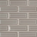MSI Dove Grey Beveled Polished Ceramic Mosaic Wall Tile 2"x6" MSI Dove Grey Beveled Polished Ceramic Mosaic Wall Tile 2"x6"