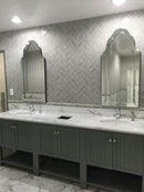 MSI Dove Grey Glazed Handcrafted Polished Ceramic Subway Tile 3"x6" MSI Dove Grey Glazed Handcrafted Polished Ceramic Subway Tile 3"x6"
