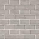 MSI Dove Grey Glazed Handcrafted Polished Ceramic Subway Tile 3"x6" MSI Dove Grey Glazed Handcrafted Polished Ceramic Subway Tile 3"x6"