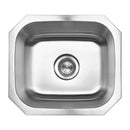 MSI singlebowl stainless steel sink SIN 18 SINBWL 1618 top view MSI singlebowl stainless steel sink SIN 18 SINBWL 1618 top view