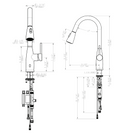 MSI touchless infrared sensor kitchen faucet 812 chrome zinc FAU KTFCR820 812 MSI touchless infrared sensor kitchen faucet 812 chrome zinc FAU KTFCR820 812