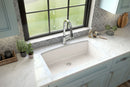 MSI white quartz singlebowl sink SIN QTZ SINBWL 3219 WHT roomscene MSI white quartz singlebowl sink SIN QTZ SINBWL 3219 WHT roomscene