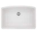 MSI white quartz singlebowl sink SIN QTZ SINBWL 3219 WHT top view MSI white quartz singlebowl sink SIN QTZ SINBWL 3219 WHT top view