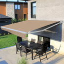 Multiple Awnings Brasilia Europa Premium Outdoor Manual Retractable Sun Shade Awning With White Frame (SAK93514) Multiple Awnings Brasilia Europa Premium Outdoor Manual Retractable Sun Shade Awning With White Frame (SAK93514)