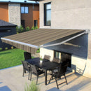 Multiple Awnings Brasilia Europa Premium Outdoor Manual Retractable Sun Shade Awning With White Frame (SAK93514) Multiple Awnings Brasilia Europa Premium Outdoor Manual Retractable Sun Shade Awning With White Frame (SAK93514)