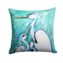Mother's Love Egret Canvas Throw Pillow - 14x14 Decorative Pillow β Art for Your Home & Patio MW1145PW1414 Mother's Love Egret Canvas Throw Pillow - 14x14 Decorative Pillow β Art for Your Home & Patio MW1145PW1414
