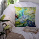 Across the Square St Louis Cathedral Canvas Throw Pillow - 14x14 Decorative Pillow β Art for Your Home & Patio Across the Square St Louis Cathedral Canvas Throw Pillow - 14x14 Decorative Pillow β Art for Your Home & Patio