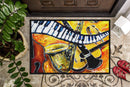 All That Jazz Doormat - 24x36 Decorative Floor Mat β Indoor/Outdoor Rug with Artistic Flair MW1267JMAT All That Jazz Doormat - 24x36 Decorative Floor Mat β Indoor/Outdoor Rug with Artistic Flair MW1267JMAT