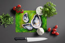 All Shucked Oysters Glass Cutting Boards β Durable, Decorative Kitchen Art All Shucked Oysters Glass Cutting Boards β Durable, Decorative Kitchen Art