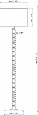 Motozintla Cream Wood Floor Lamp Motozintla Cream Wood Floor Lamp