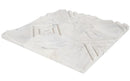 Palia White Dolomite Dimensional Mosaic Tile Stella Design on 12" x 12" Mesh - Polished Palia White Dolomite Dimensional Mosaic Tile Stella Design on 12" x 12" Mesh - Polished