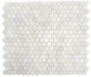 Palia White Dolomite Mosaic Tile 2" Hexagon on 12" x 12" Mesh - Polished Palia White Dolomite Mosaic Tile 2" Hexagon on 12" x 12" Mesh - Polished