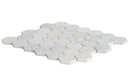 Palia White Polished Dolomite 2" Hexagons on 12" x 12" Mesh Mosaic Tile Palia White Polished Dolomite 2" Hexagons on 12" x 12" Mesh Mosaic Tile