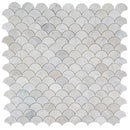 Palia White Dolomite Mosaic Tile Laguna Pattern on 12" x 12" Mesh - Polished Palia White Dolomite Mosaic Tile Laguna Pattern on 12" x 12" Mesh - Polished