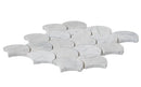 Palia White Dolomite Mosaic Tile Laguna Pattern on 12" x 12" Mesh - Polished Palia White Dolomite Mosaic Tile Laguna Pattern on 12" x 12" Mesh - Polished