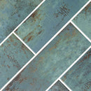 MSI Marza Aqua Glossy Ceramic Subway Tile 4"x12" MSI Marza Aqua Glossy Ceramic Subway Tile 4"x12"