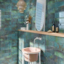 MSI Marza Aqua Glossy Ceramic Subway Tile 4"x12" MSI Marza Aqua Glossy Ceramic Subway Tile 4"x12"