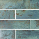 MSI Marza Aqua Glossy Ceramic Subway Tile 4"x12" MSI Marza Aqua Glossy Ceramic Subway Tile 4"x12"
