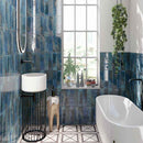 MSI Marza Cobalt Glossy Ceramic Subway Tile 4"x12" MSI Marza Cobalt Glossy Ceramic Subway Tile 4"x12"