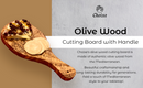 Original Olive Wood Cutting Board with Handle Original Olive Wood Cutting Board with Handle