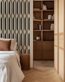 Mid Century Modern Geometric Wallpaper Mid Century Modern Geometric Wallpaper