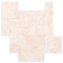 Travertine Miletos Ivory Tumbled Pattern Pavers Travertine Miletos Ivory Tumbled Pattern Pavers